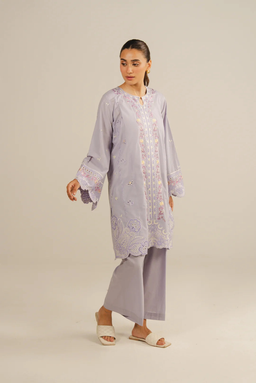 2 Piece Embroidered Lawn Suit Pret SS - 26
