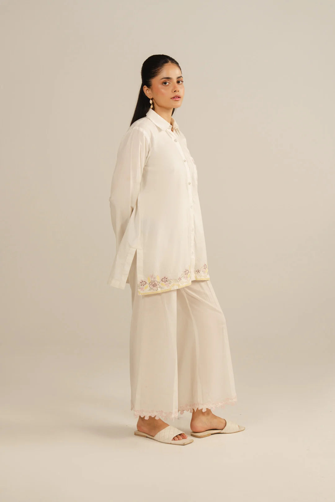 2 Piece Embroidered Lawn Co-Ord Set