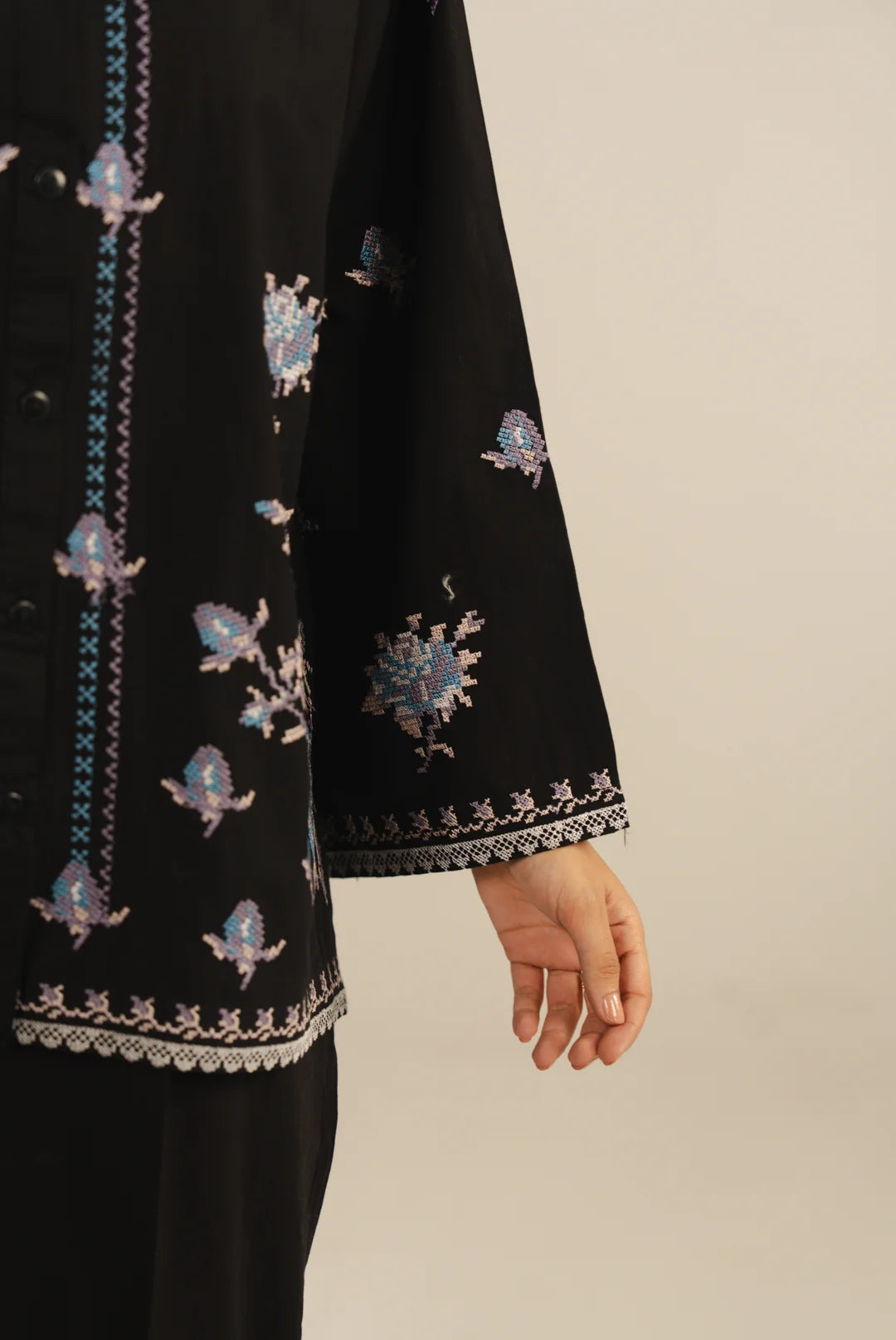 2 Piece Embroidered Lawn Co-Ord Set Pret SS - 26