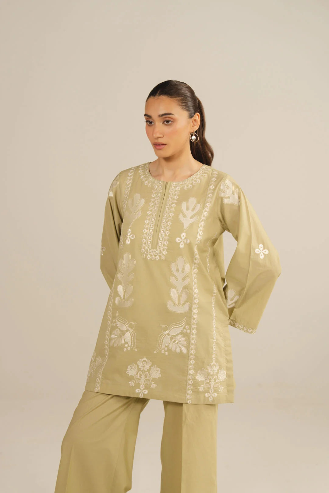 2 Piece Embroidered Lawn Suit Pret SS - 26