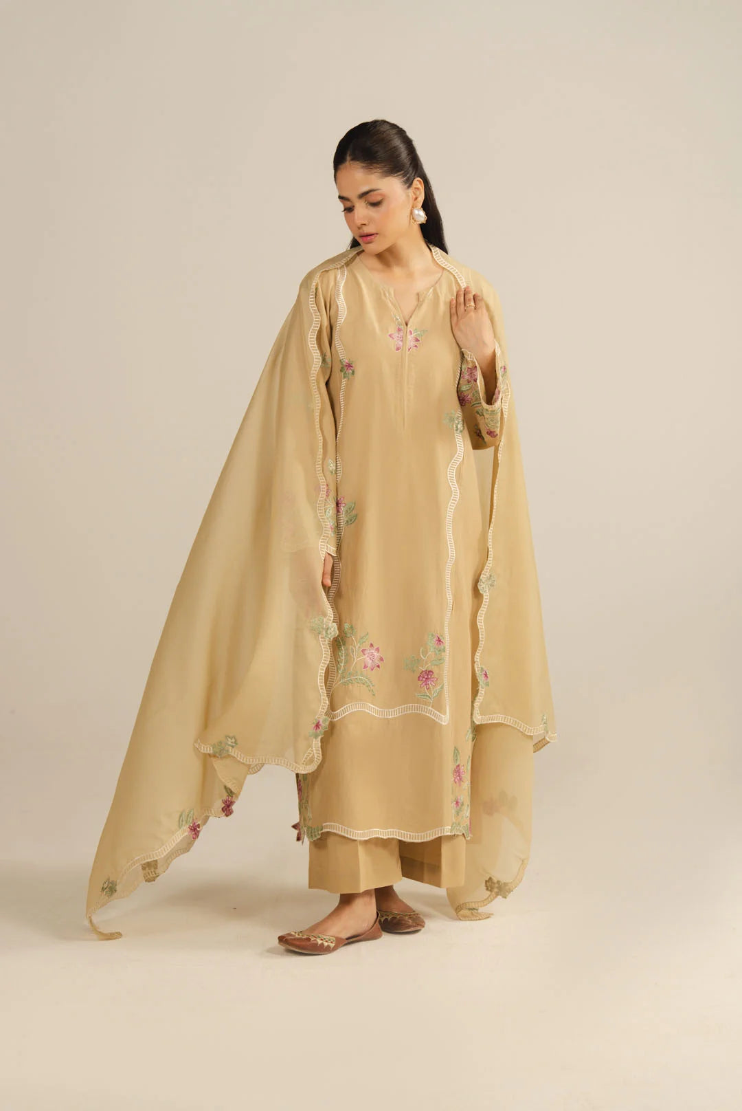3 Piece Embroidered Lawn Suit Pret SS - 26