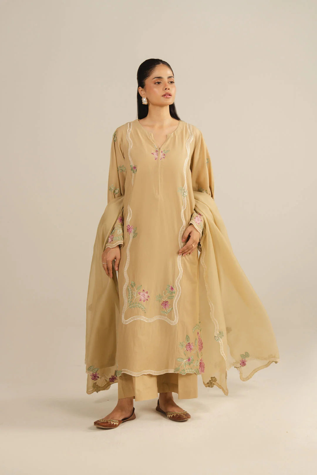 3 Piece Embroidered Lawn Suit Pret SS - 26