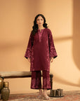 2 Piece Embroidered Khaddar Suit