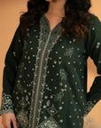 2 Piece Embroidered Khaddar Suit Pret Fall - 25