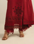 3 Piece Embroidered Lawn Suit