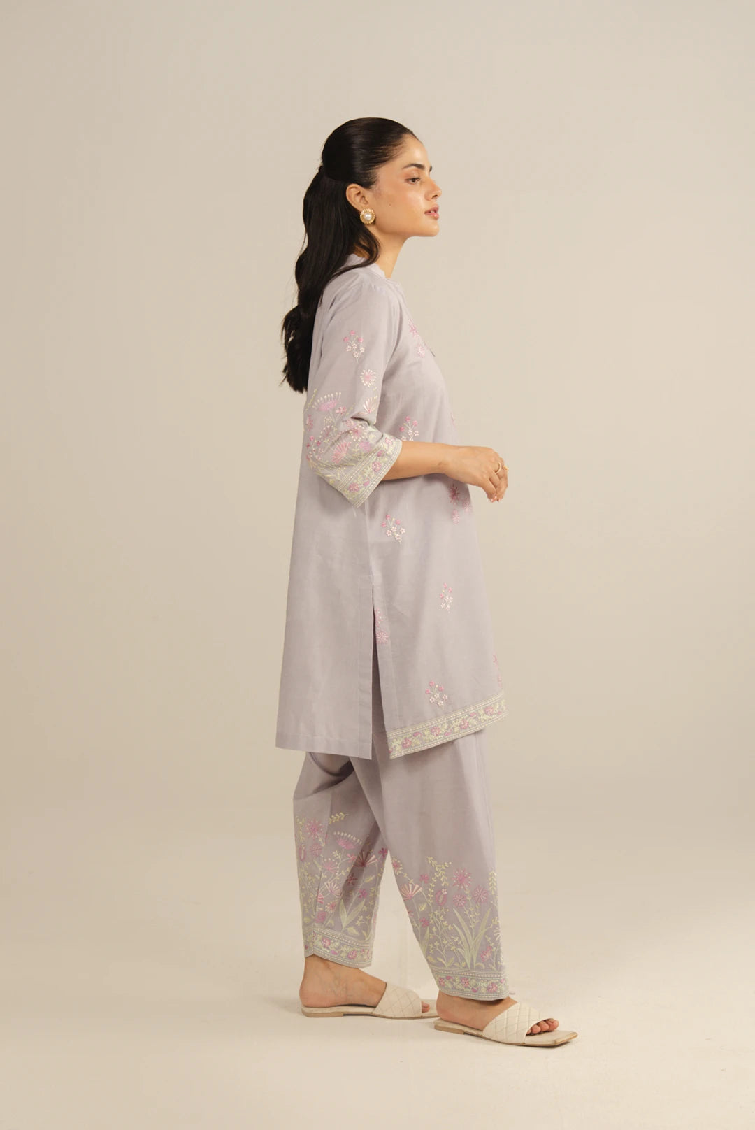 2 Piece Embroidered Lawn Suit Pret SS - 26