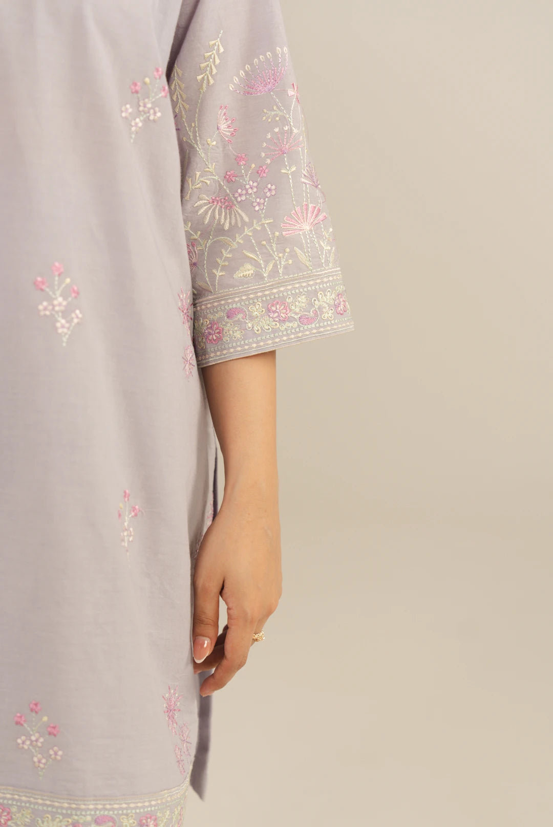 2 Piece Embroidered Lawn Suit Pret SS - 26