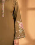 2 Piece Embroidered Khaddar Suit