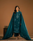 1 Piece Embroidered Shawl Pret Fall - 25