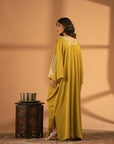 1 Piece Embroidered Silk Kaftan