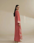 1 Piece Velvet Embroidered Kaftan