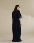 1 Piece Velvet Embroidered Kaftan