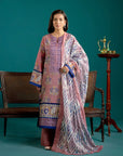 3 Piece Embroidered Lawn Suit Unstitched SS - 25