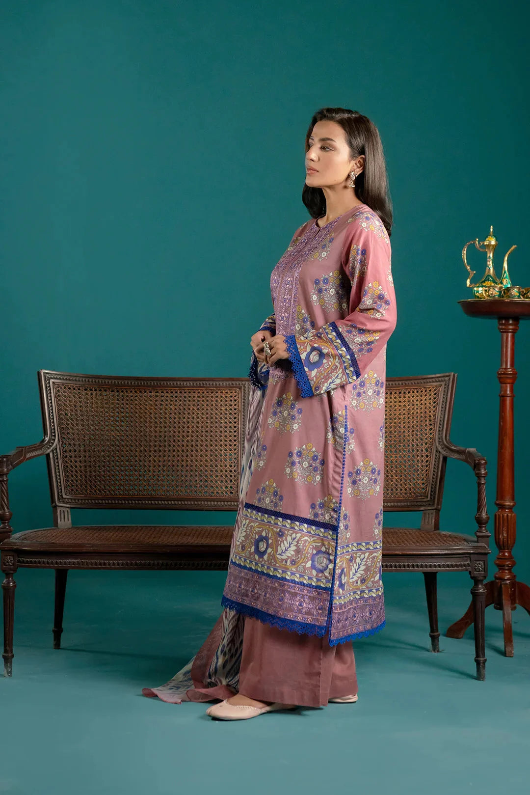 3 Piece Embroidered Lawn Suit Unstitched SS - 25