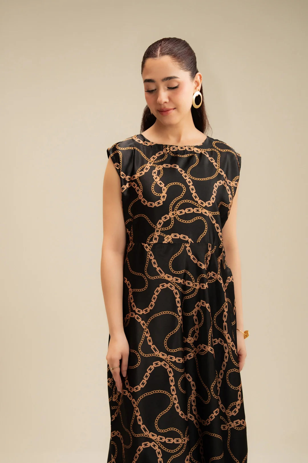 1 Piece Silk Dress Pret SS - 26