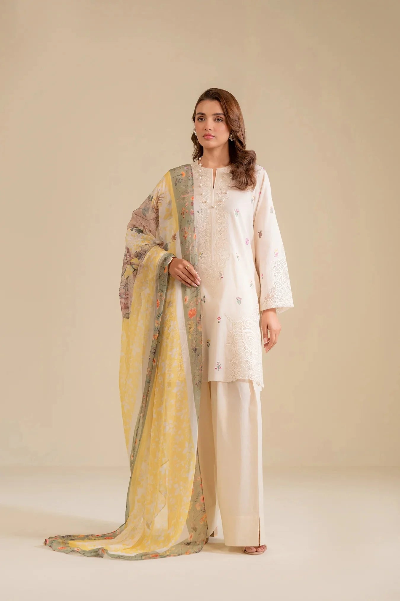 2 Piece Printed Lawn Suit Pret SS - 25