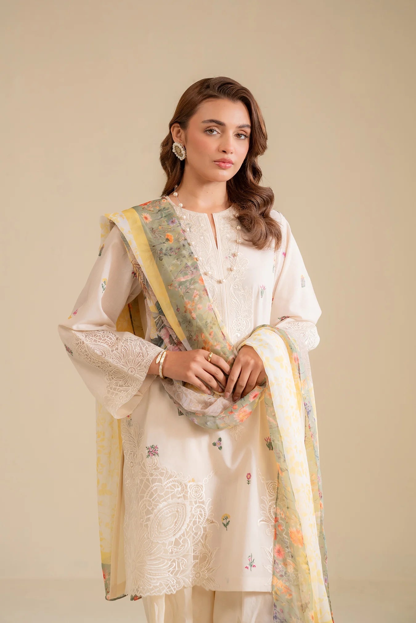2 Piece Printed Lawn Suit Pret SS - 25