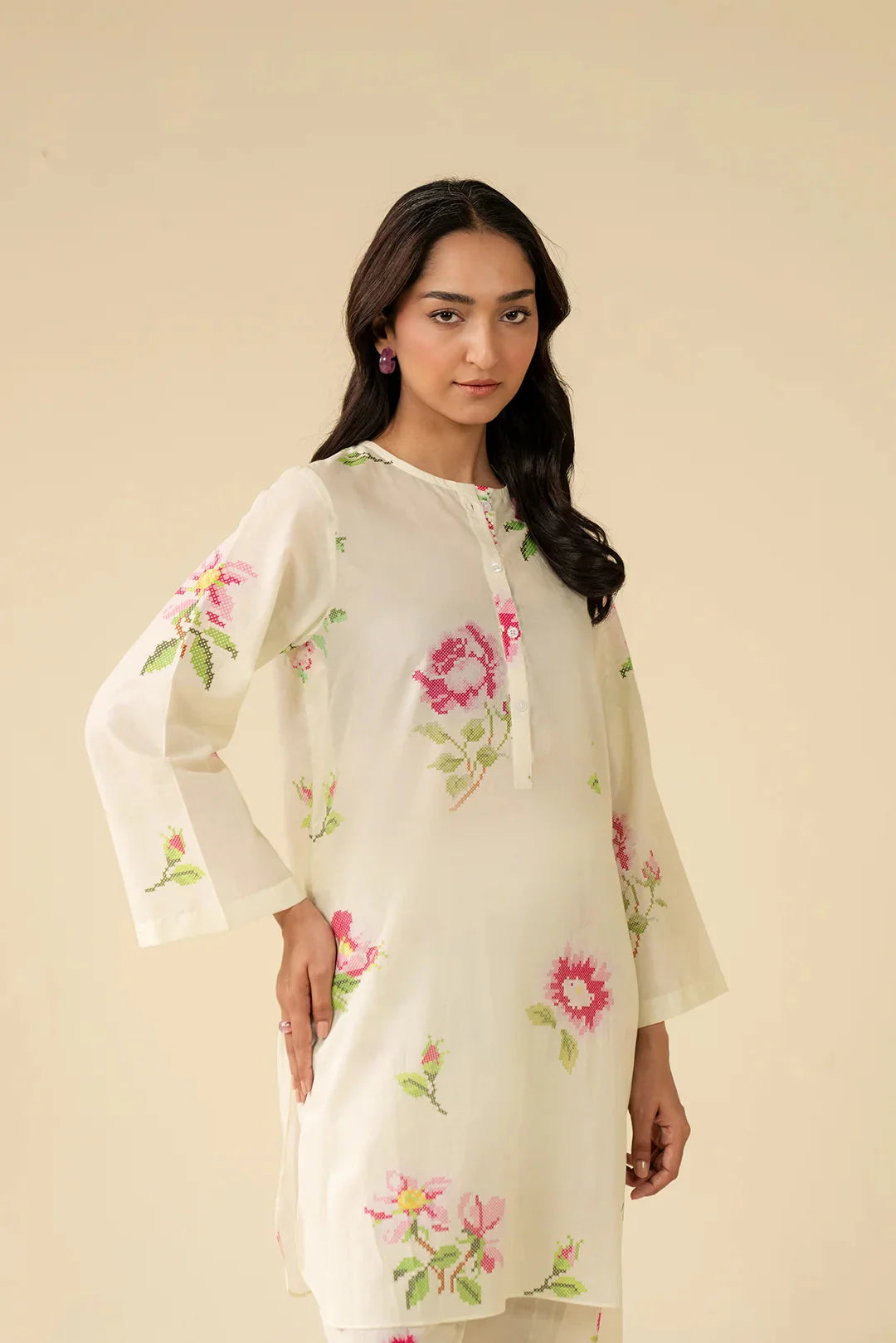 2 Piece Printed Lawn Suit Pret SS - 25