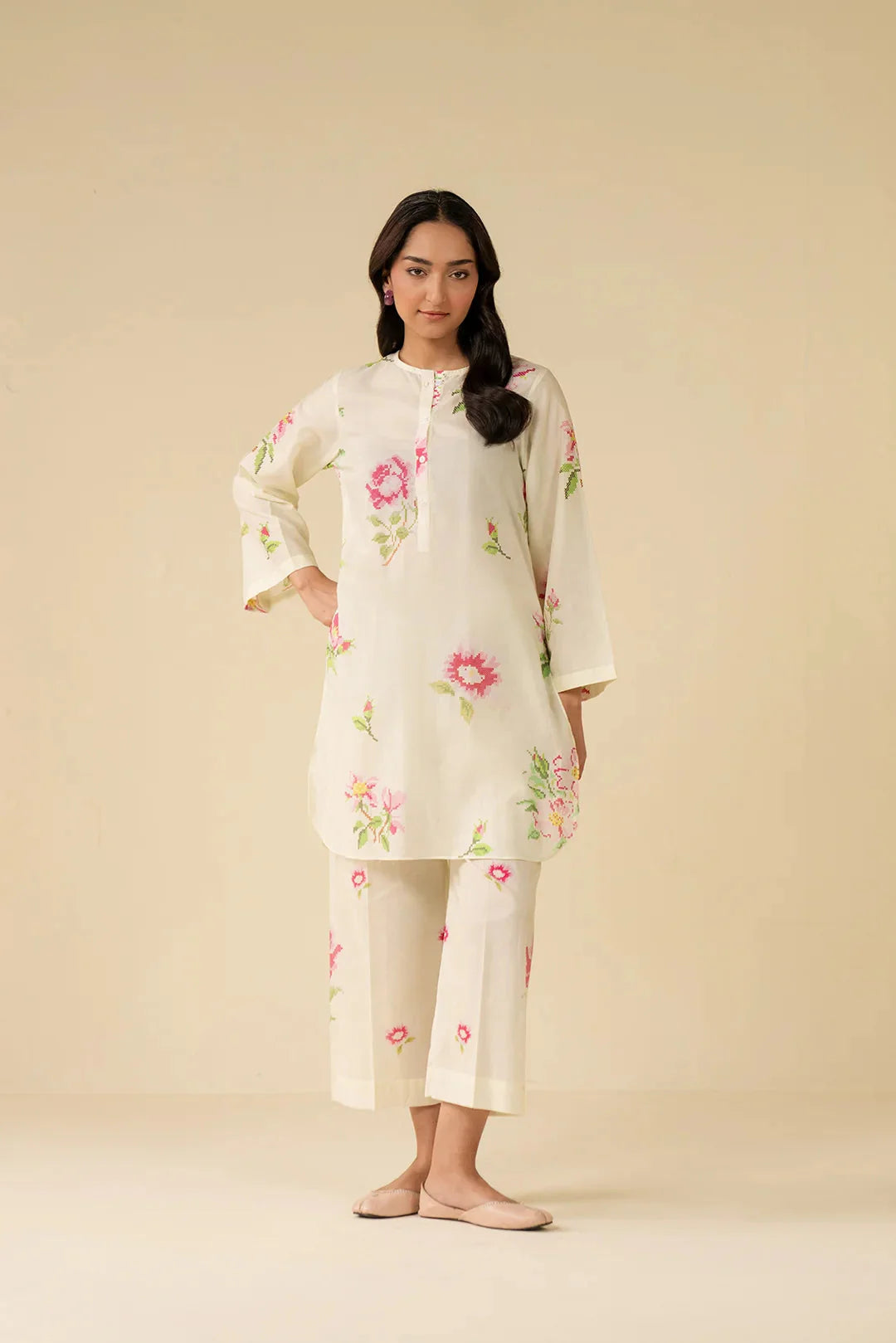 2 Piece Printed Lawn Suit Pret SS - 25
