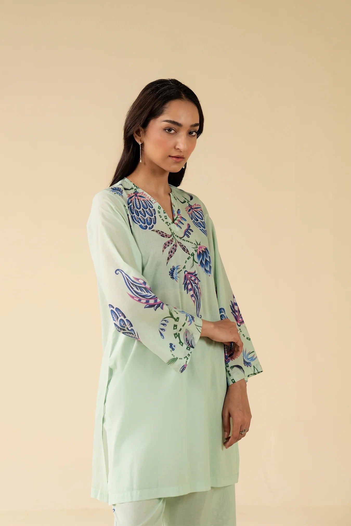 2 Piece Printed Lawn Suit Pret SS - 25