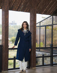 Navy Blue Long Coat