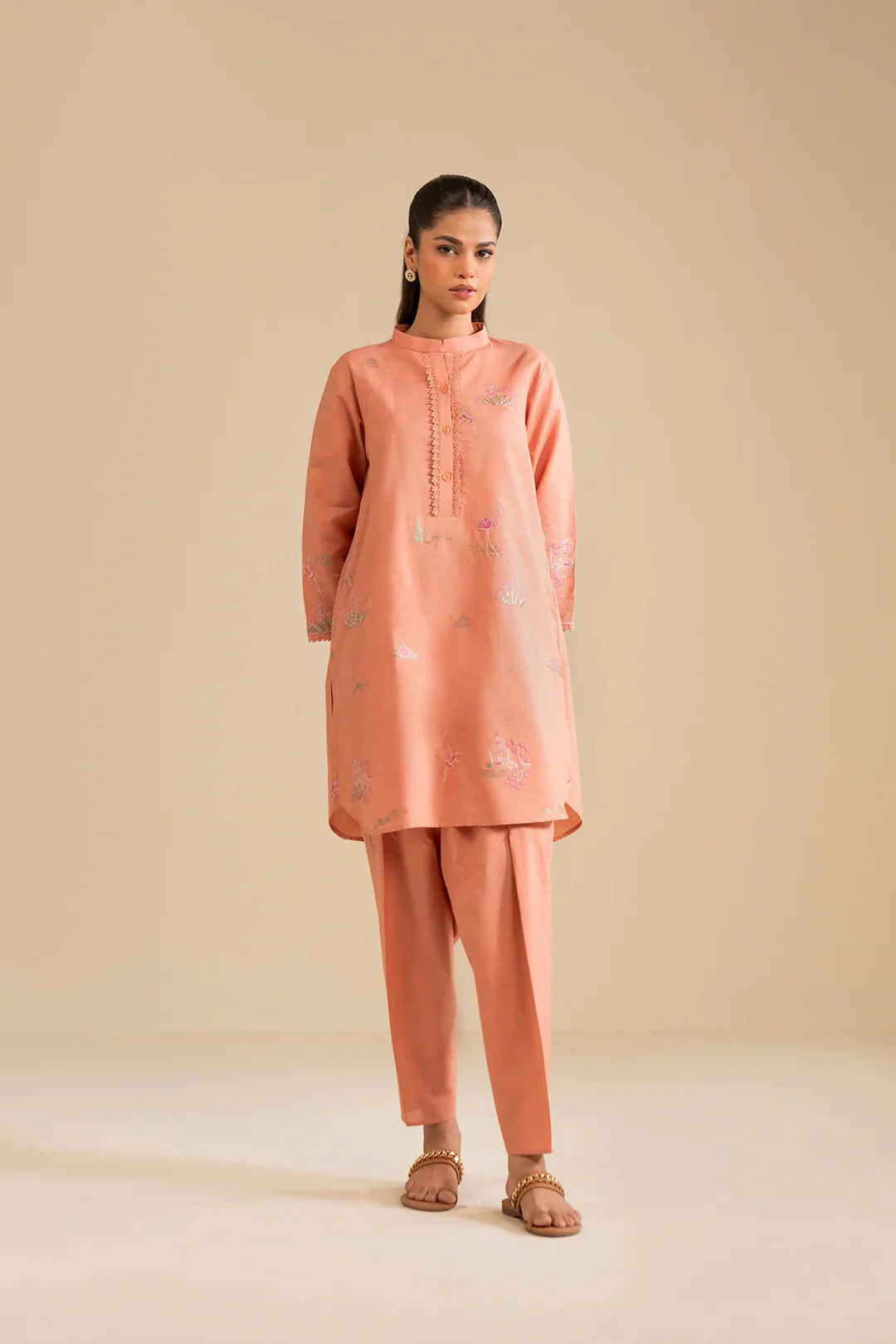 2 Piece Embroidered Lawn Suit Pret SS - 25