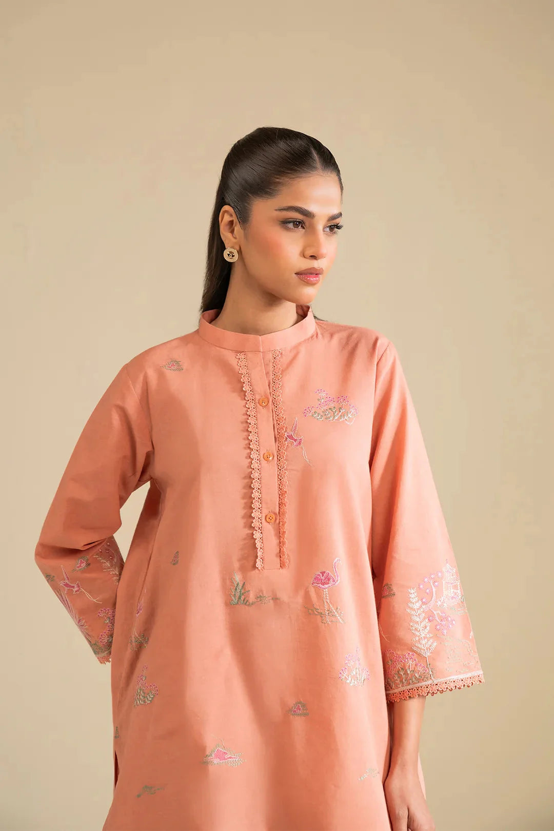 2 Piece Embroidered Lawn Suit Pret SS - 25