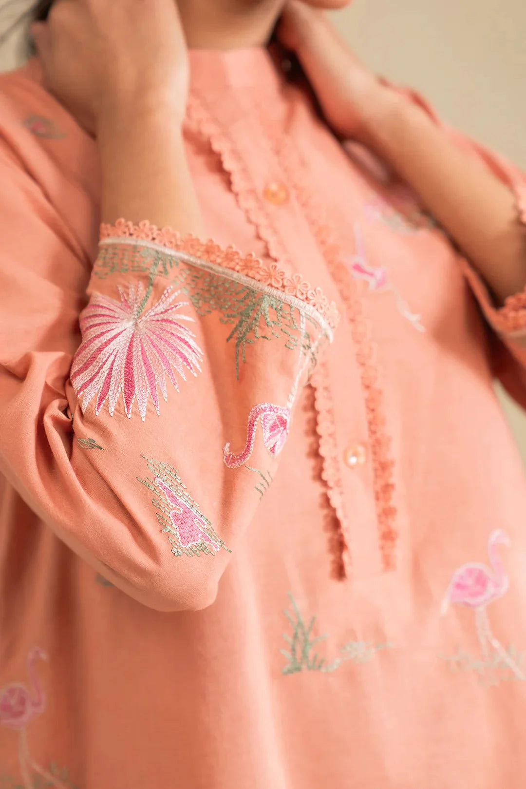 2 Piece Embroidered Lawn Suit Pret SS - 25