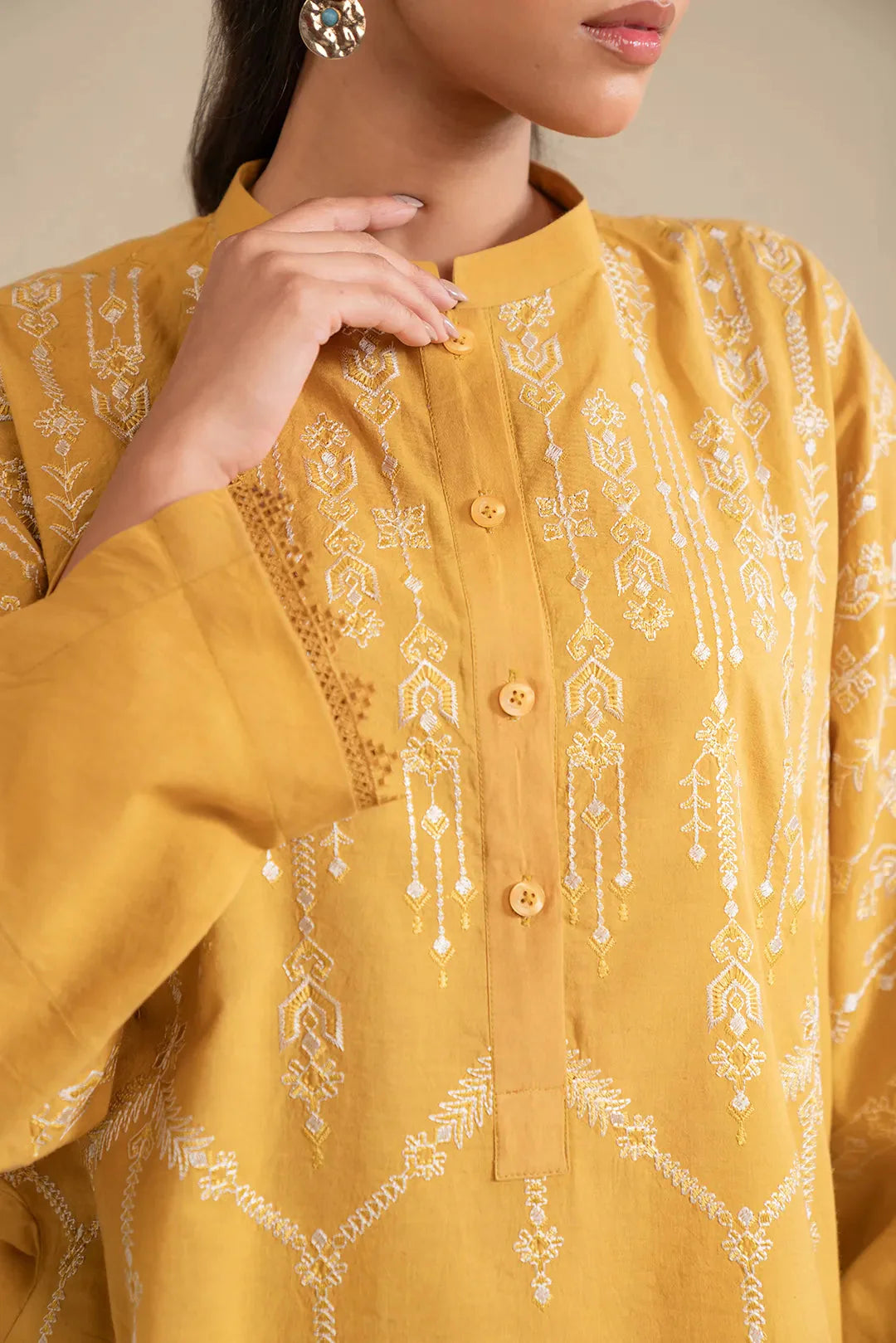 2 Piece Embroidered Lawn Suit Pret SS - 25