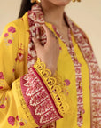 3 Piece Printed Lawn Suit Beena