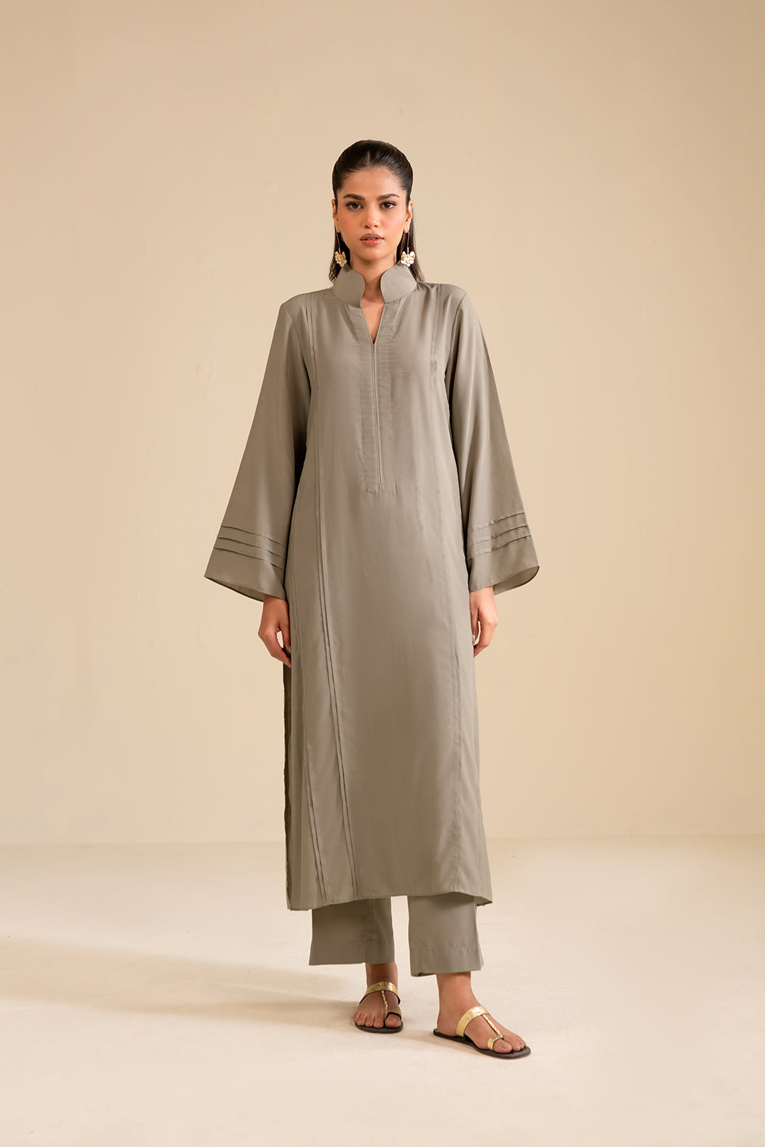 2 Piece Solid Suit Pret SS - 25