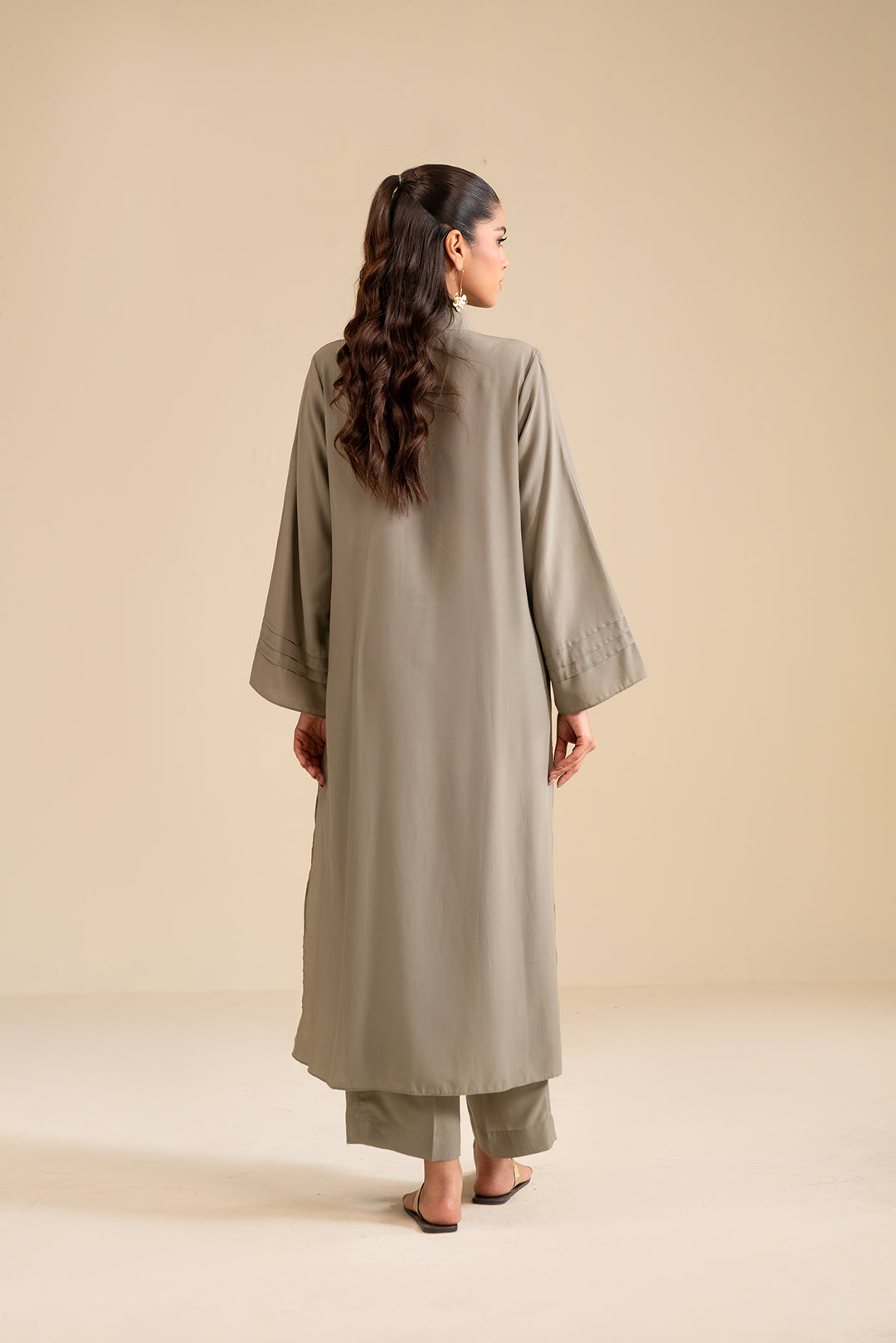 2 Piece Solid Suit Pret SS - 25