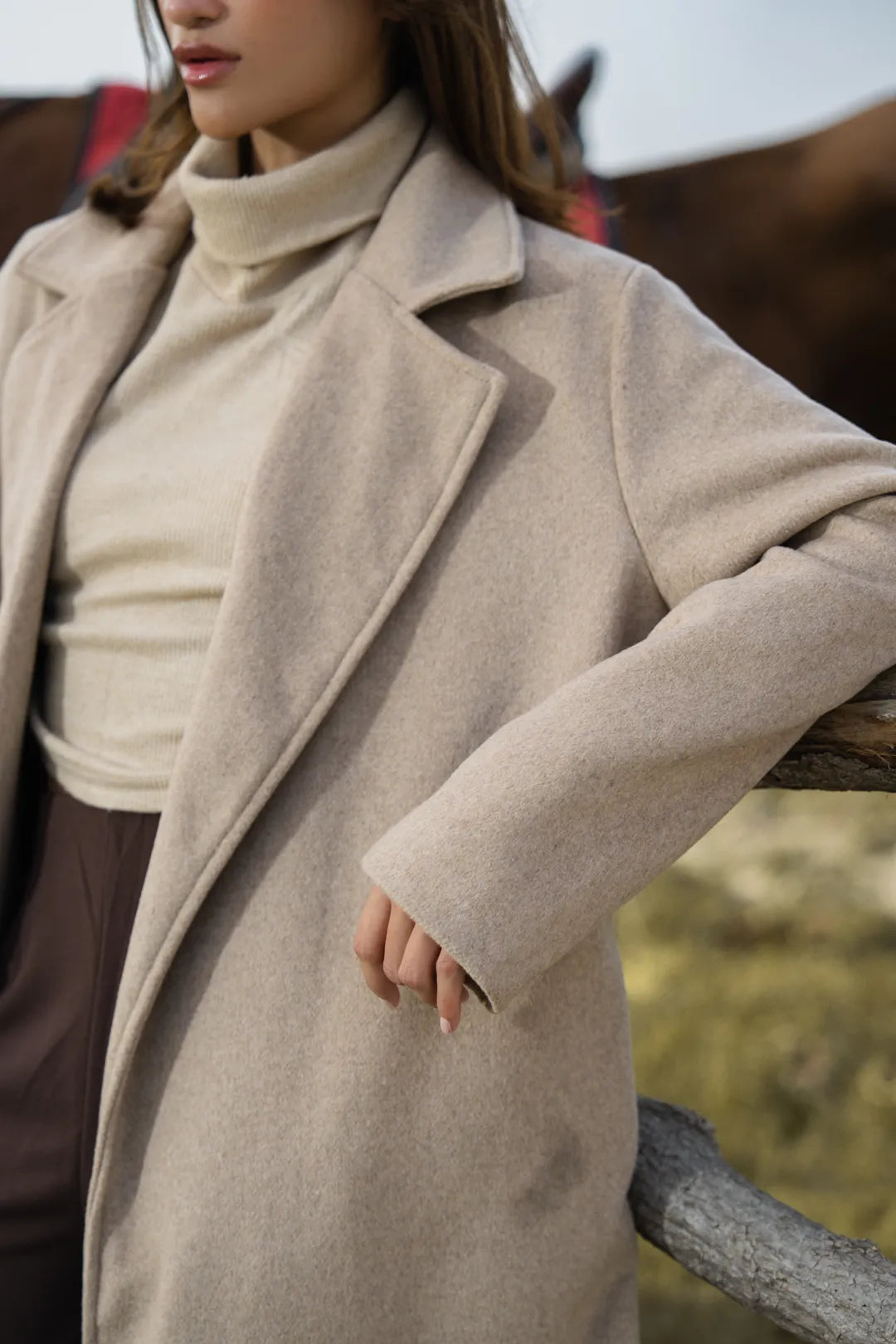 Camel Long Coat