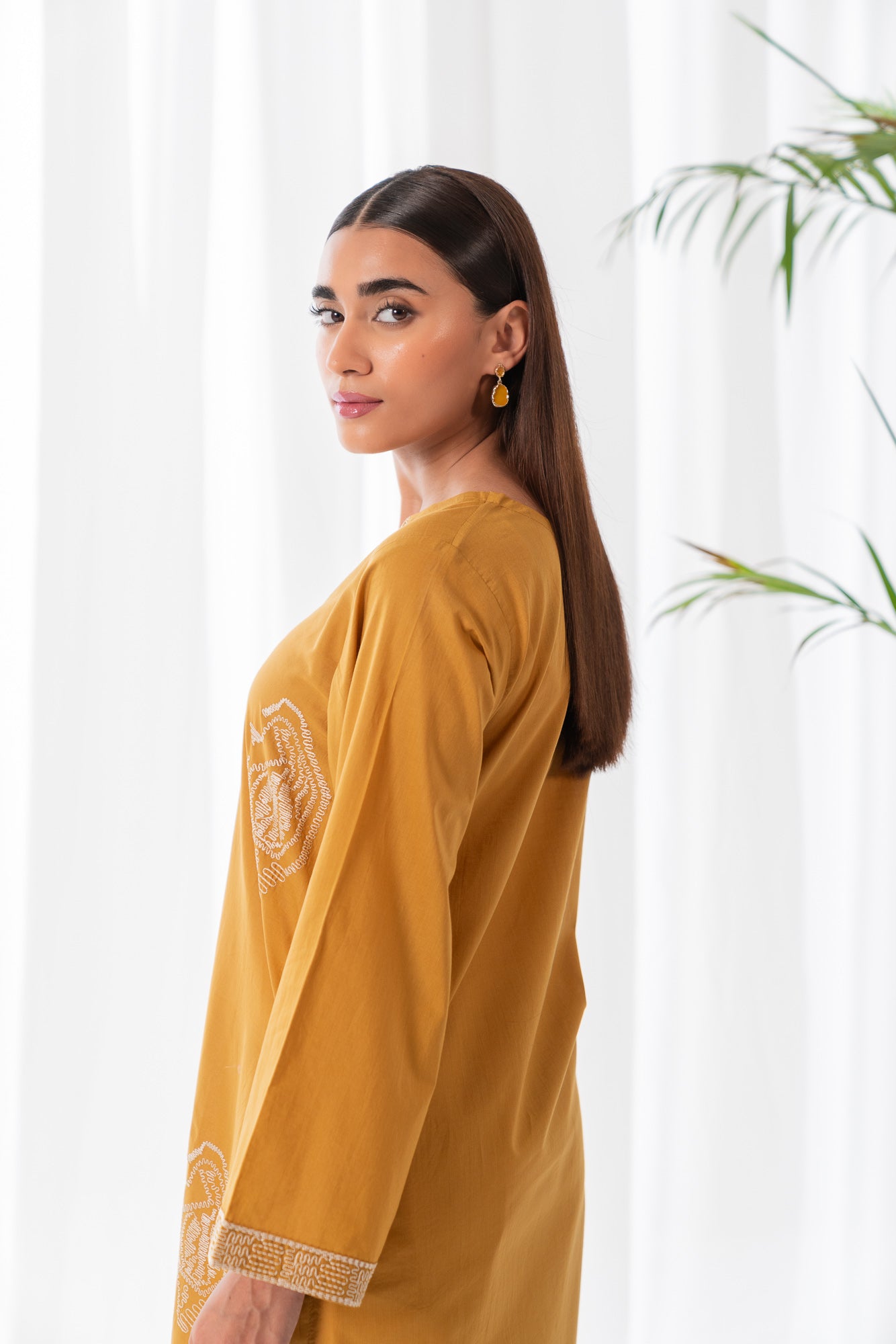 1 Piece Solid Embroidered SUMMER-24