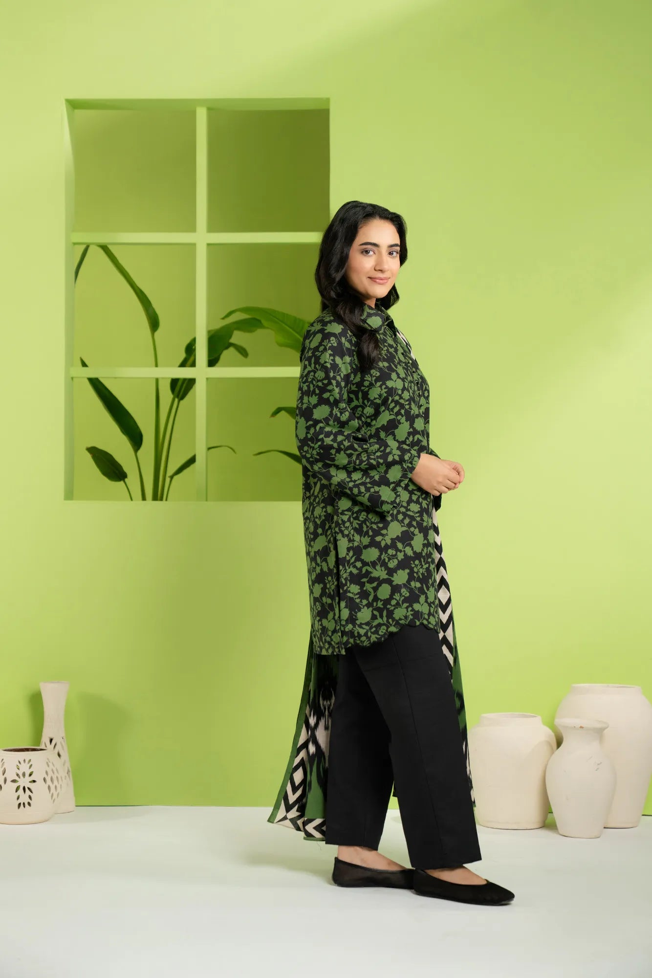 2 Piece Printed Khaddar Suit Unstitched Fall - 25