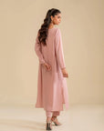 2 Piece Solid Georgette Suit Pret SS - 25