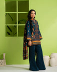 2 Piece Printed Khaddar Suit Unstitched Fall - 25