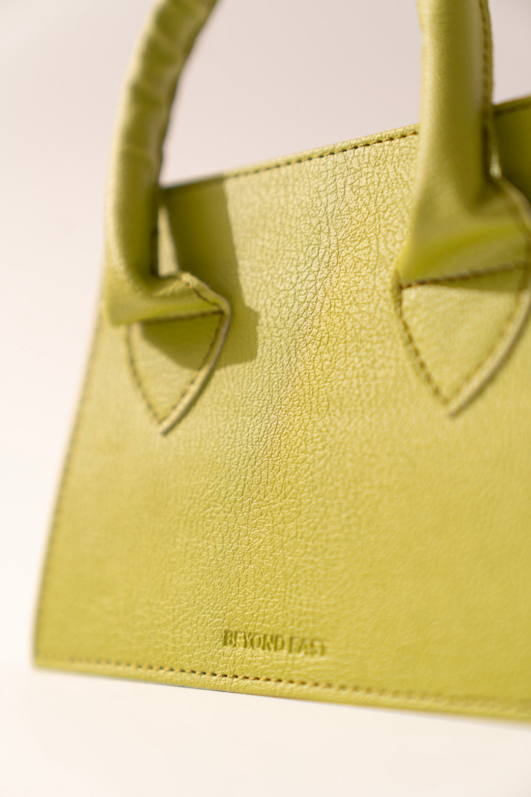 Lime Green Faux Leather Mini Handbag Beyond East Official