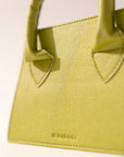 Lime Green Faux Leather Mini Handbag Beyond East Official