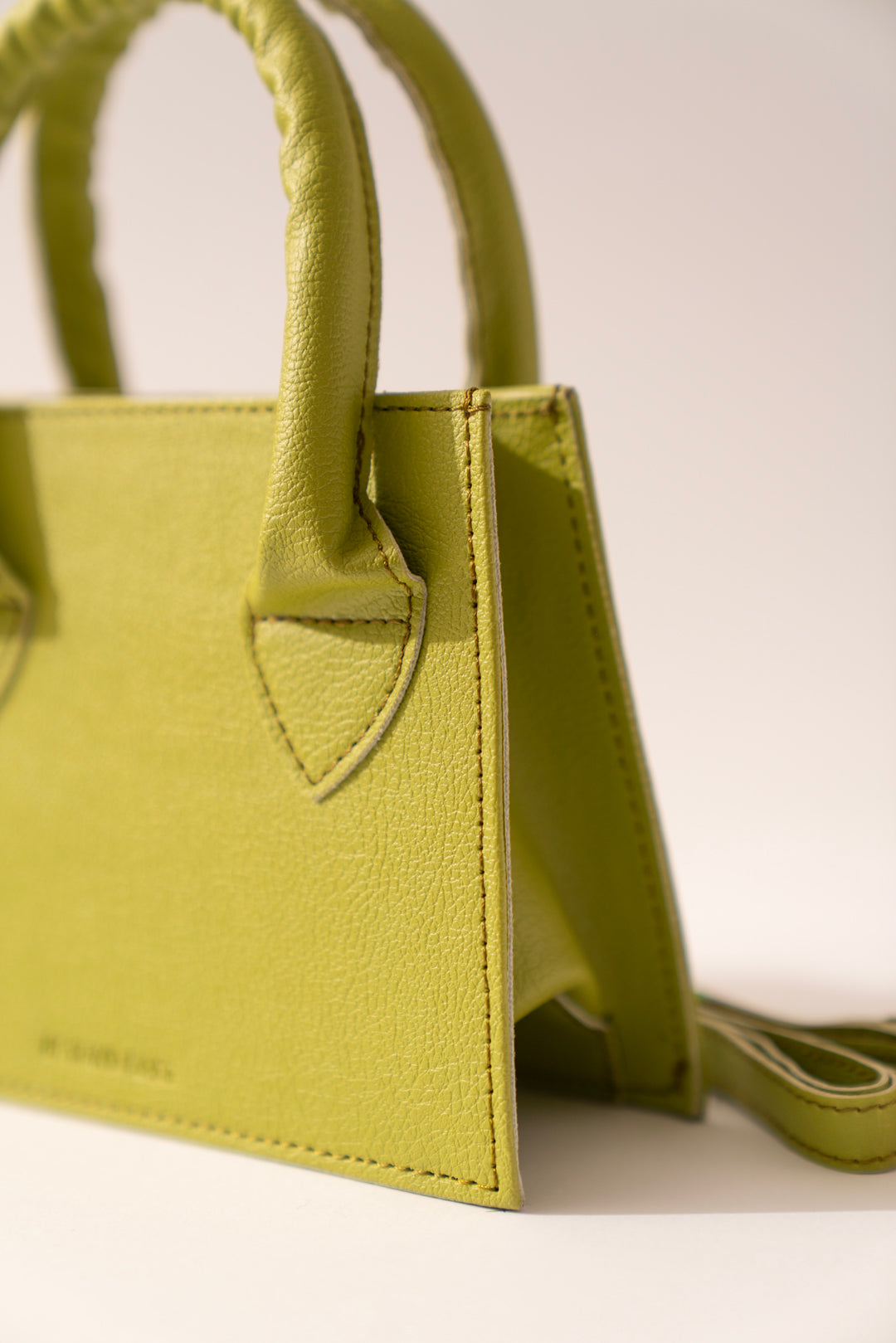 Lime Green Faux Leather Mini Handbag Beyond East Official