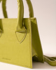 Lime Green Faux Leather Mini Handbag Beyond East Official