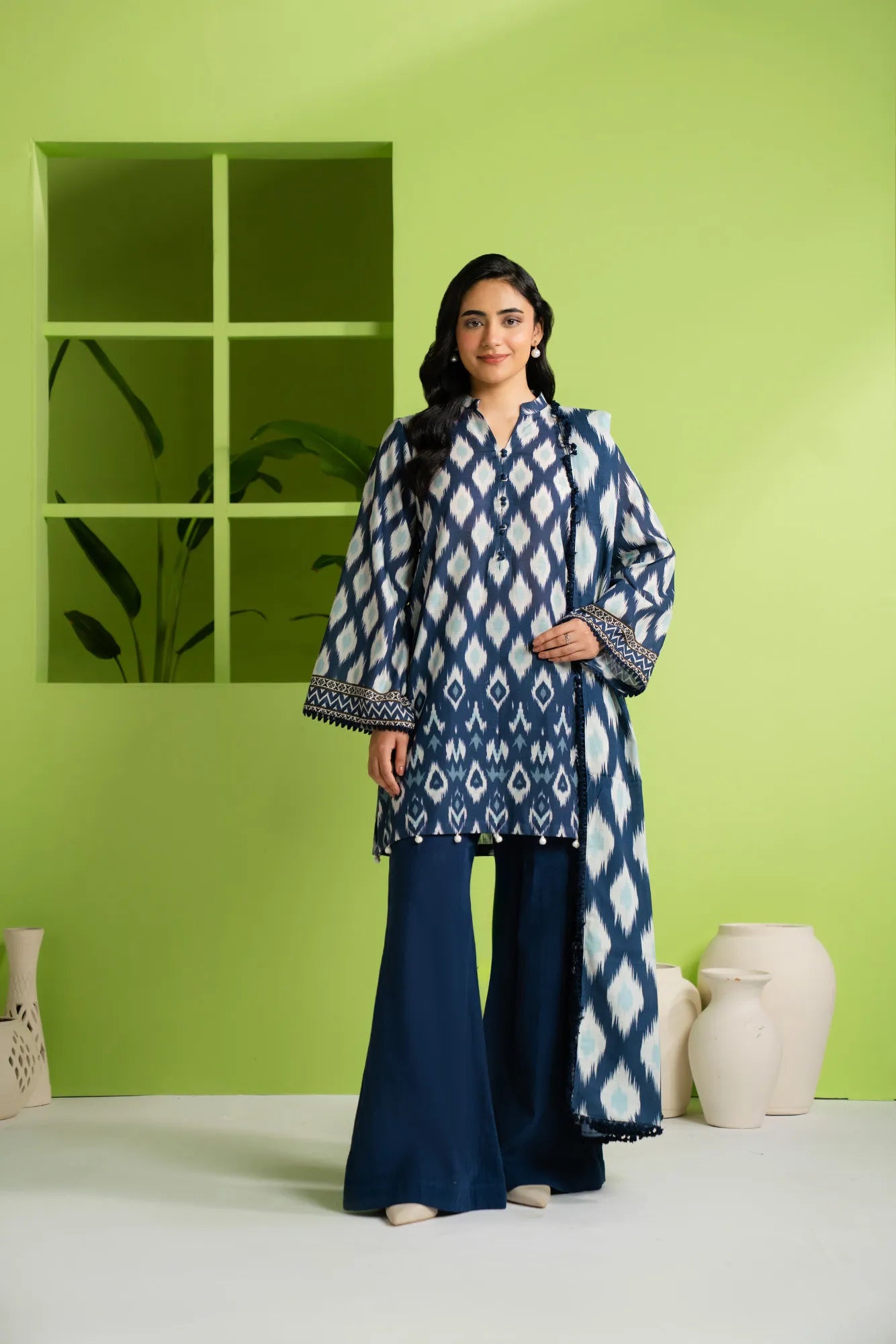 2 Piece Printed Khaddar Suit Unstitched Fall - 25