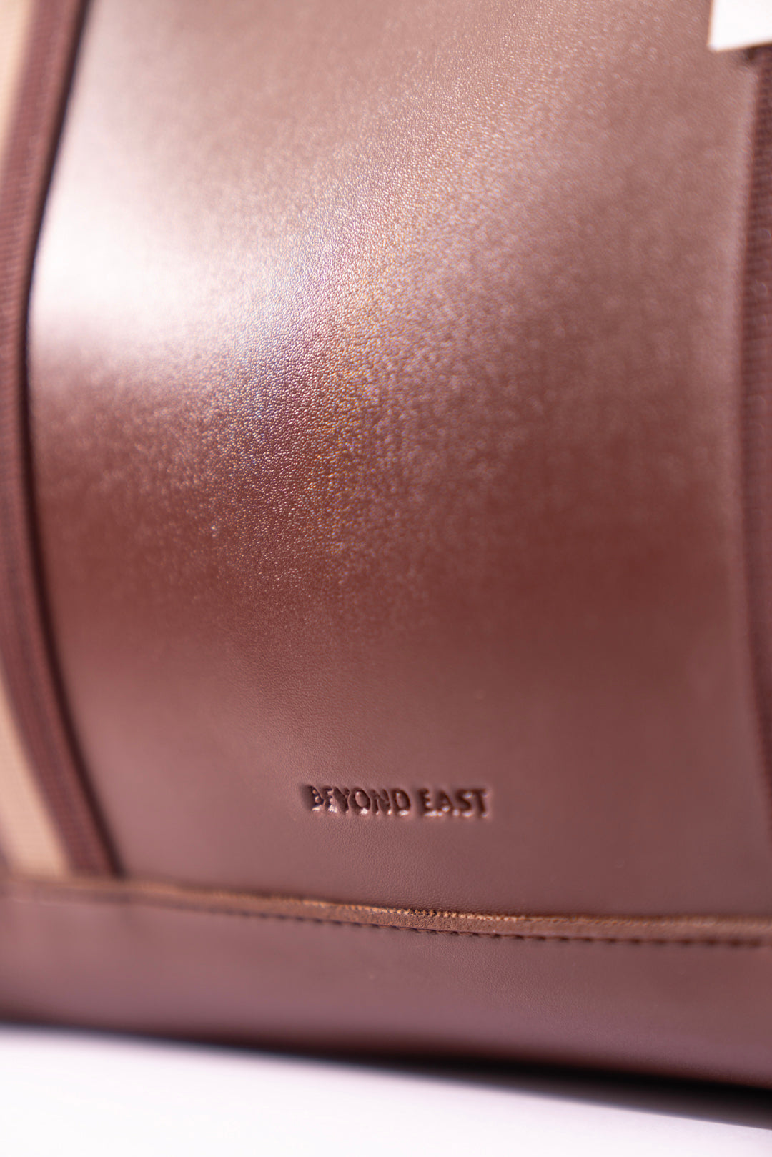 Brown Faux Leather Tote Bag Beyond East Official