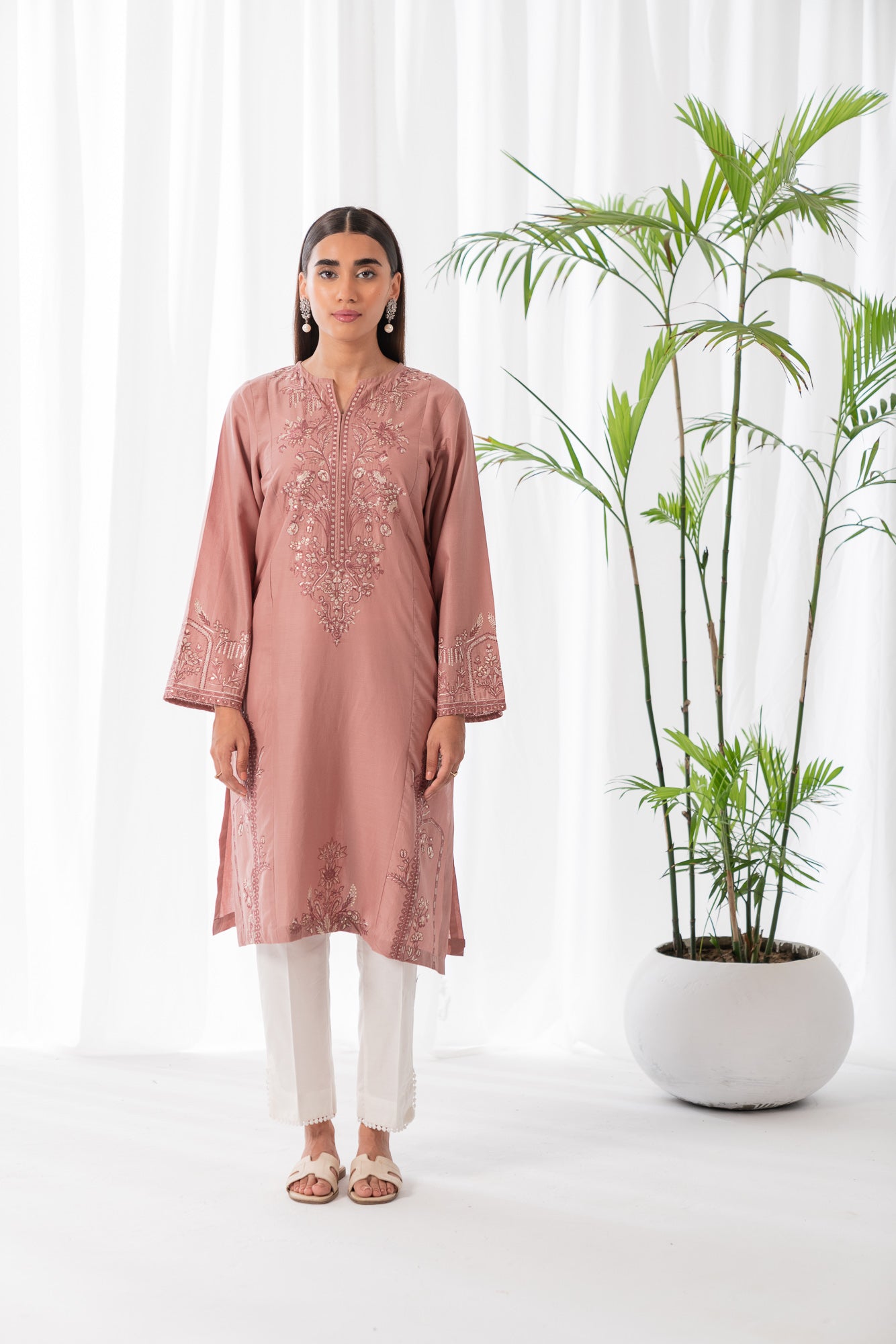 1 Piece Solid Embroidered SUMMER-24