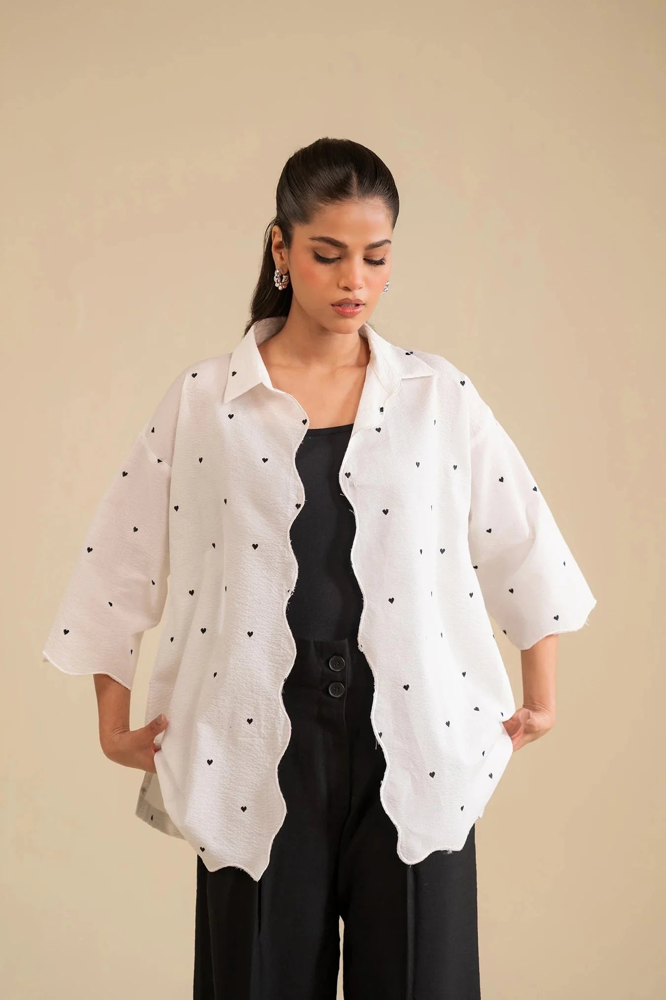 1 Piece Embroidered Shirt Pret SS - 25