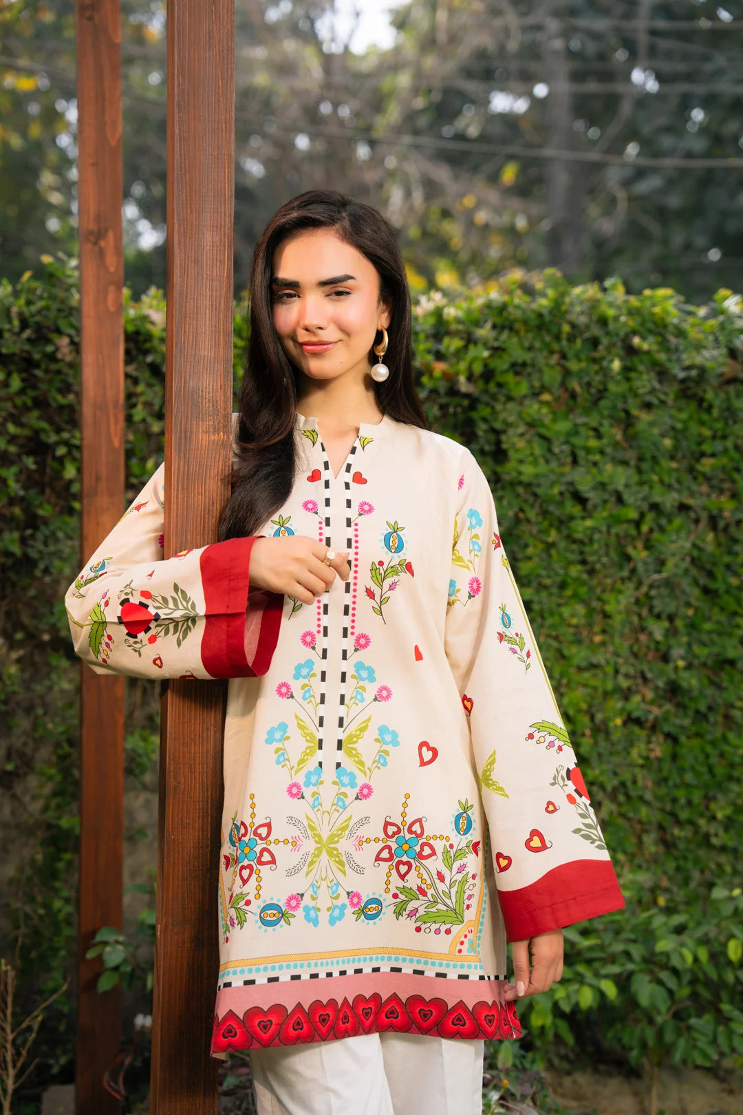 1 Piece Printed Shirt Pret SS - 26