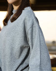 Grey Quarter Sleeve Top