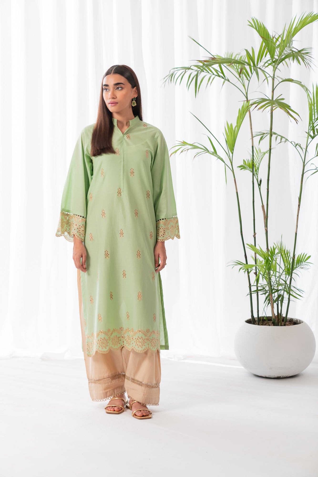 1 Piece Embroidered Lawn Shirt SUMMER-24