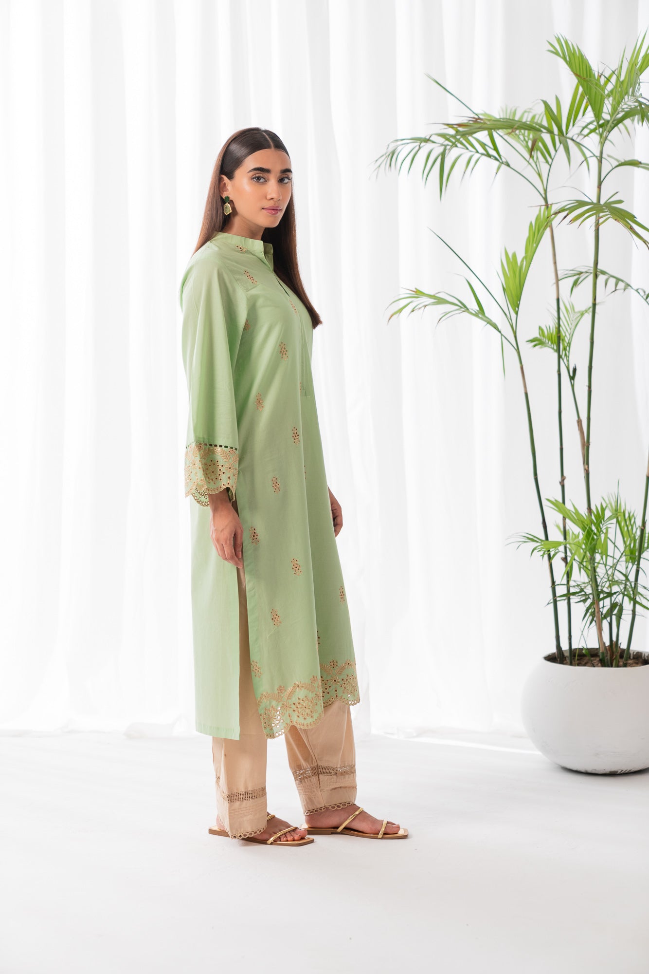 1 Piece Embroidered Lawn Shirt SUMMER-24