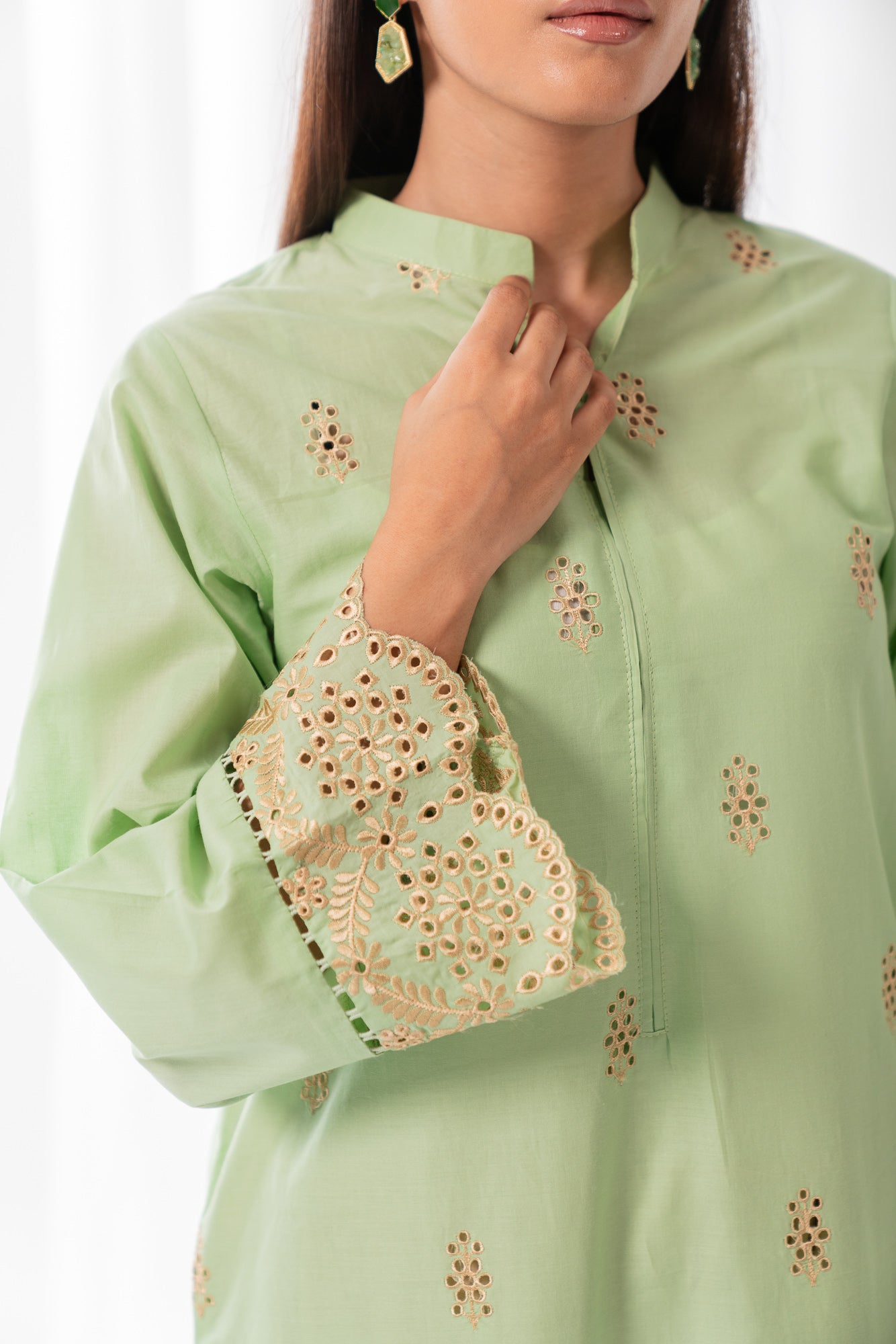 1 Piece Embroidered Lawn Shirt SUMMER-24